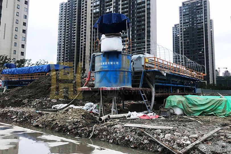 浙江溫州打樁泥漿現場案例