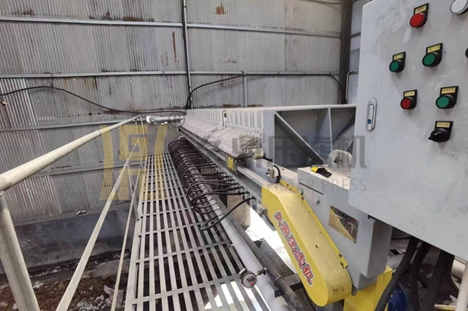 河南省100平方隔膜壓濾機(jī)使用現(xiàn)場