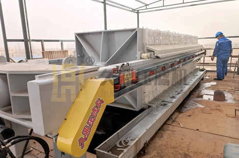 新疆200平方自動拉板使用現(xiàn)場